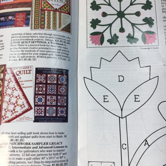 Quilters Newsletter Magazine January 1990 Issue 218 Patterns Tips Techniques - Picture 6 of 9